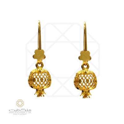 گوشواره طلا انار کد 3051