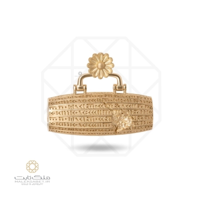 آویز گردنبند طلا منشور کوروش کد 3058