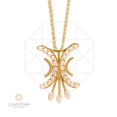 آویز گردنبند طلا افسون کد 3048