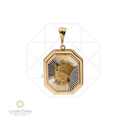 آویز گردنبند طلا طرح پهلوی کد 3040