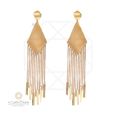 گوشواره طلا آویز کد 2847