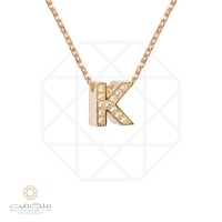 گردنبند طلا حرف K کد 121