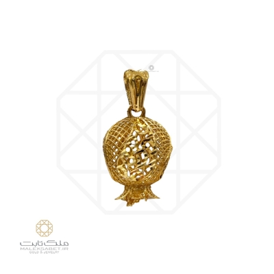 آویز گردنبند طلا انار کد 3037