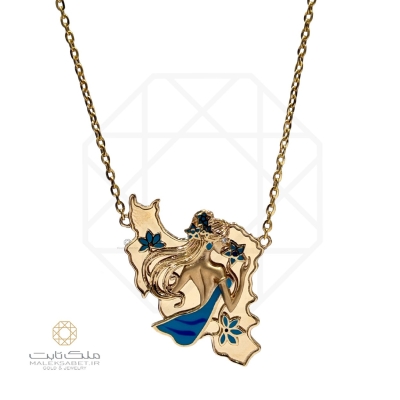 گردنبند طلا دختر ایران کد 3045