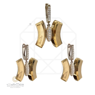 نیم ست طلا پائون کد 3031