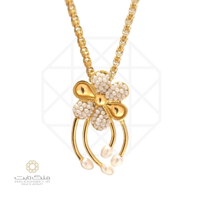 آویز گردنبند طلا گلرخ کد 3056
