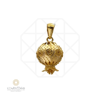 آویز گردنبند طلا انار کد 3039